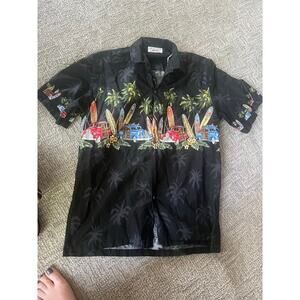 Pacific legends apparel Hawaii USA vintage men’s Hawaiian shirt M